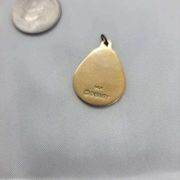 14k Yellow Gold 25th Anniversary Disney Charm